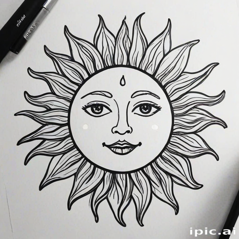 sun doodle