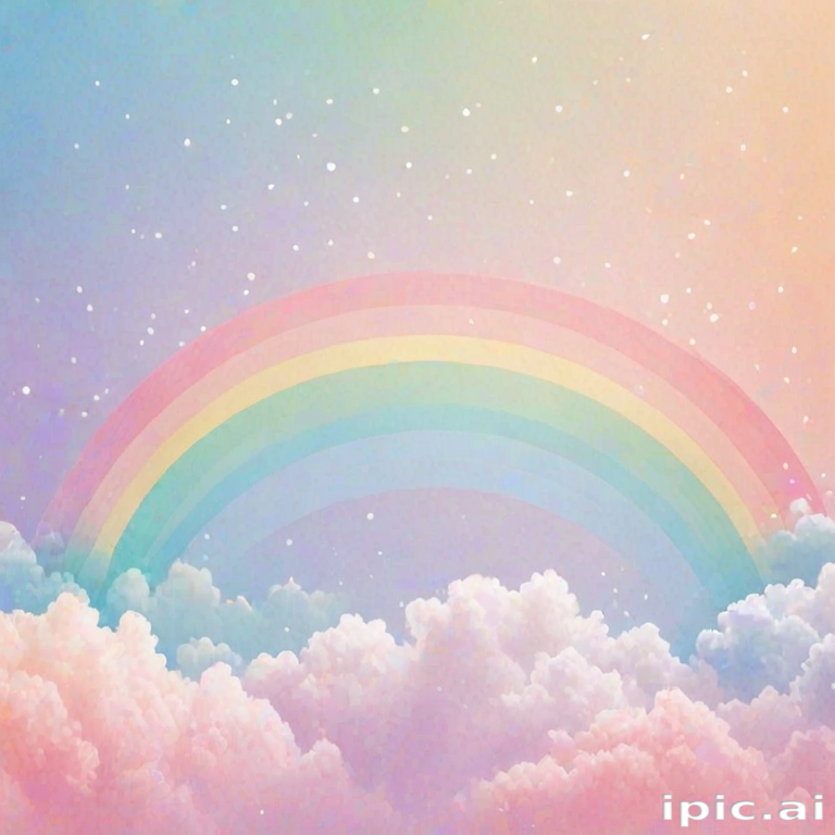 pastel rainbow bg