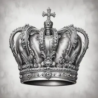 crown drawing