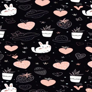 cute backgrounds black