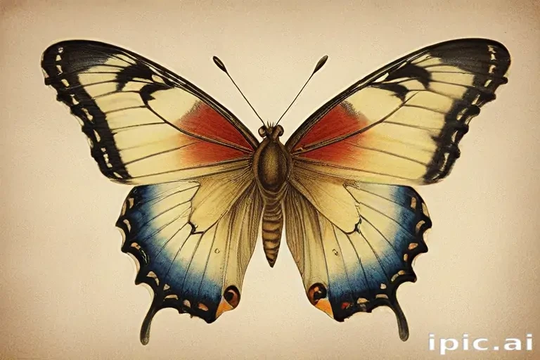 vintage butterfly illustration