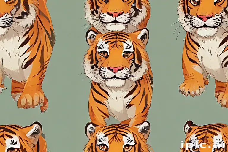 tiger cartoon tiger
