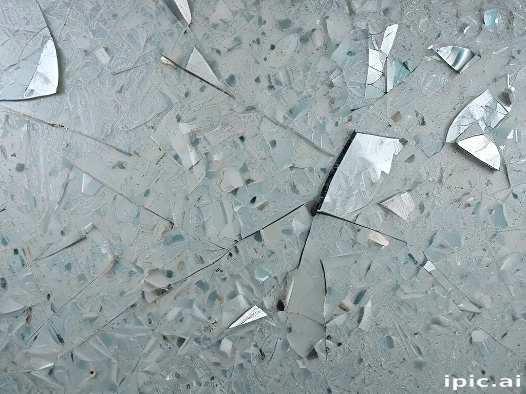 broken glass texture