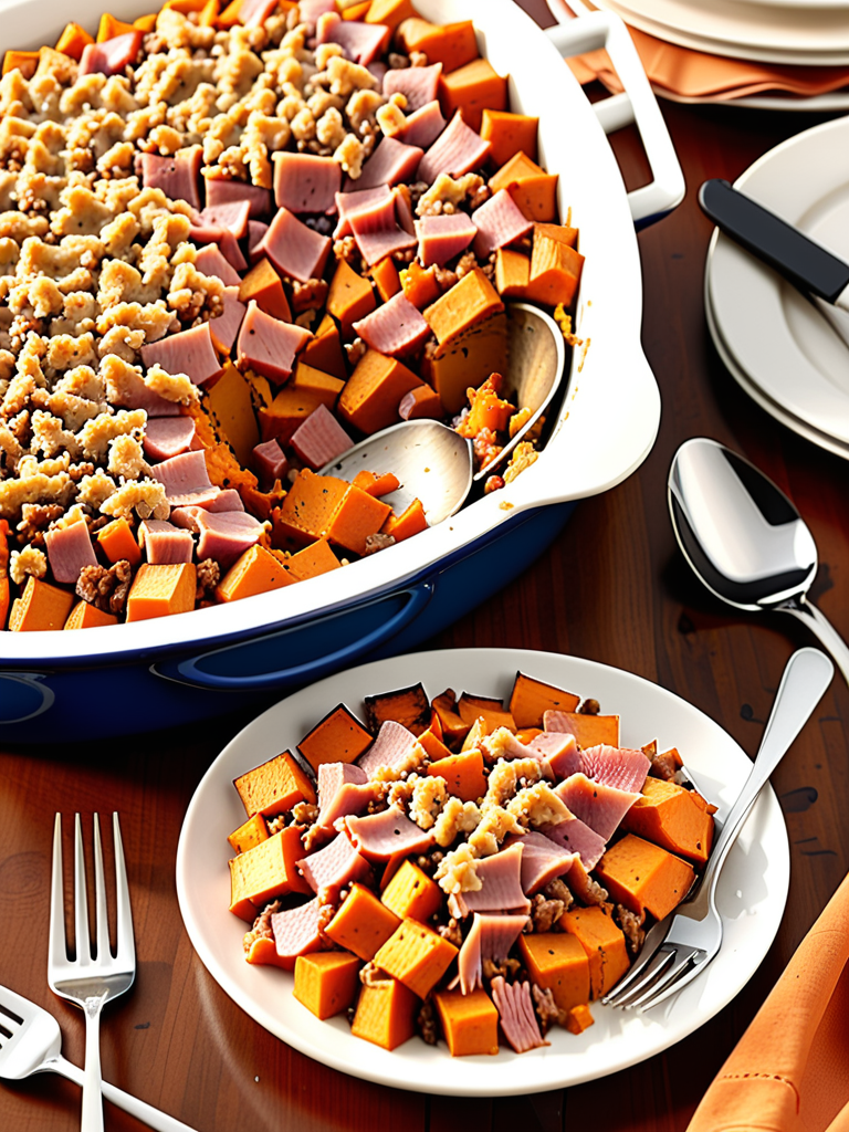 ham and sweet potato casserole
