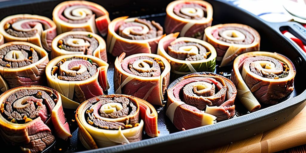 how to cook steak pinwheels in the oven