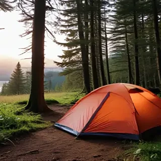 camping background pic
