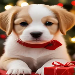 christmas puppy desktop backgrounds