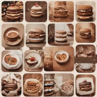 aesthetics brown instagram highlight icons