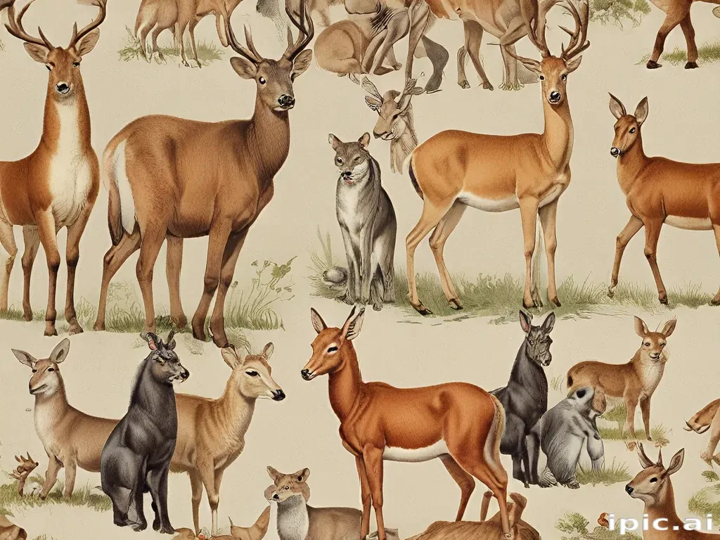 vintage illustrations animals