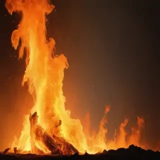 fire clear background