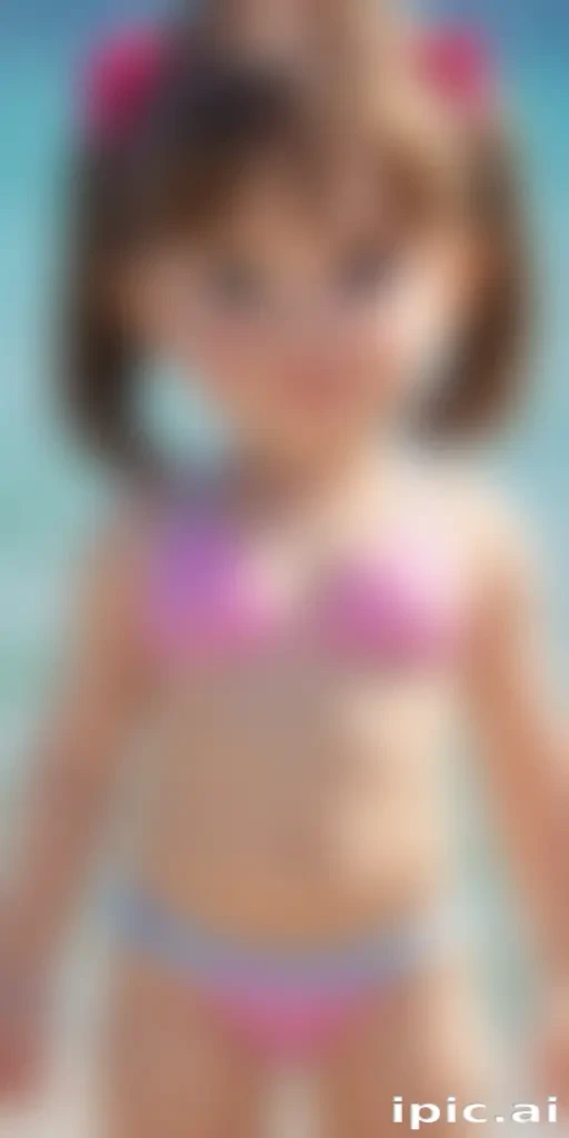 little girl in bikini ai