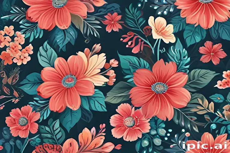 floral computer background
