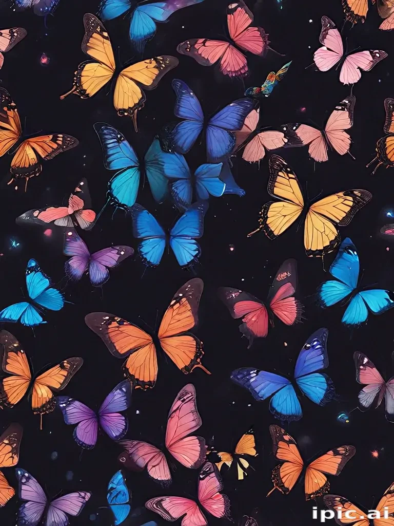 aesthetic butterfly background