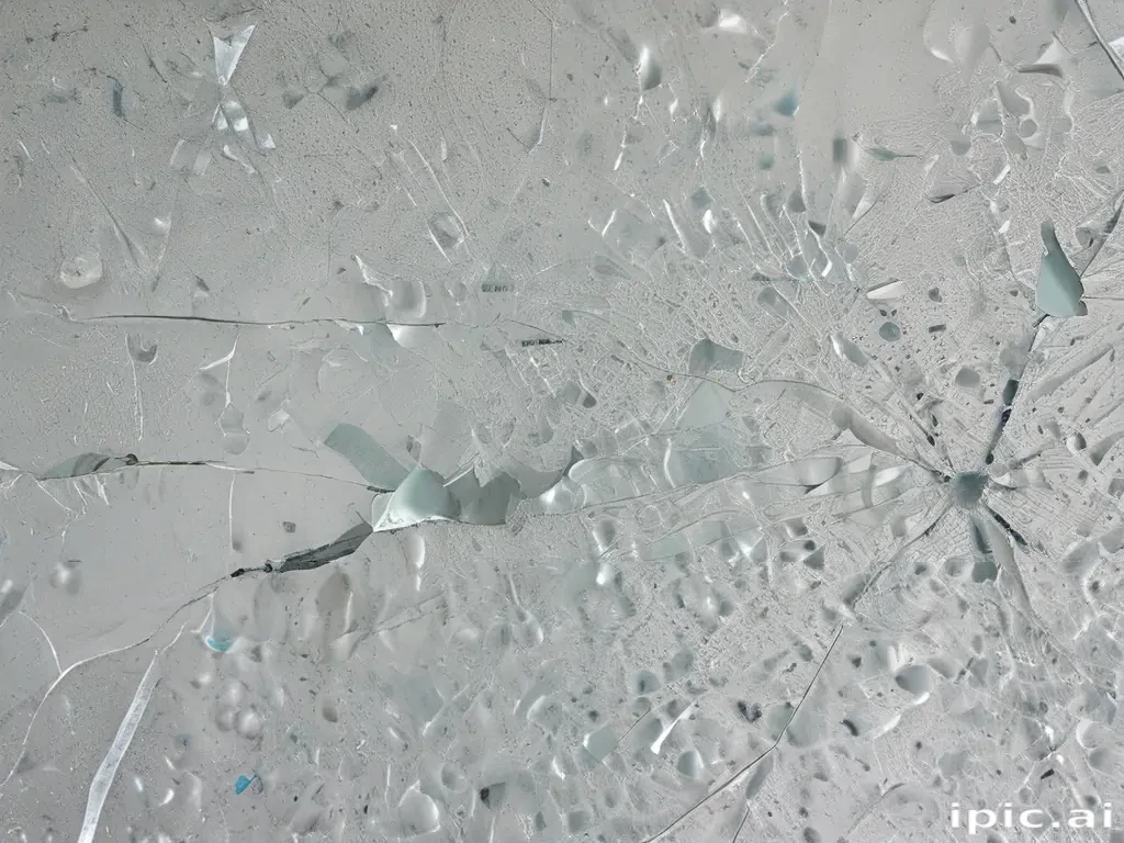 broken glass overlay