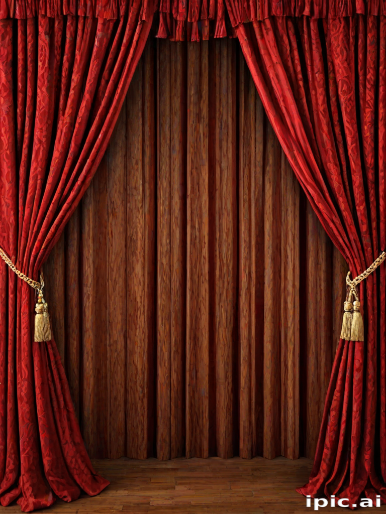 red curtain png