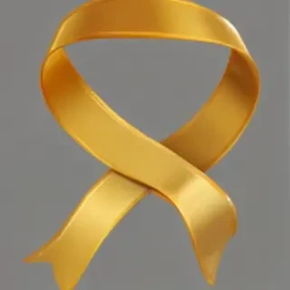 gold ribbon png