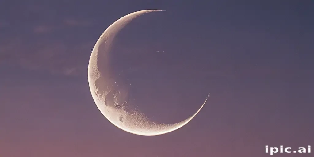 aesthetic crescent moon