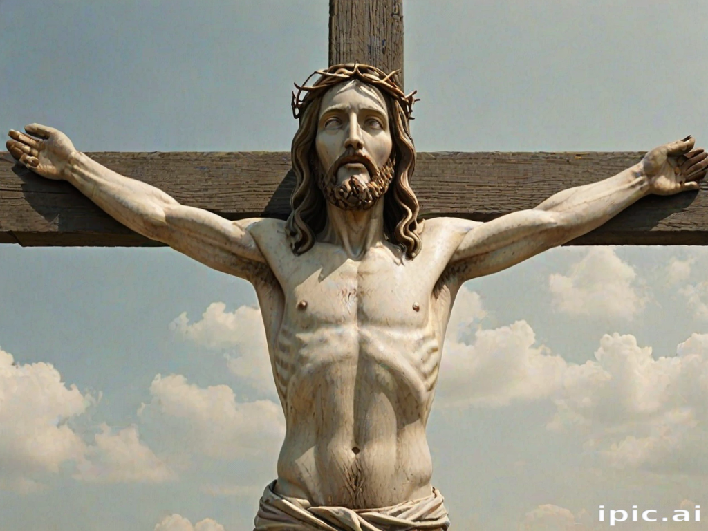pictures of jesus on a cross