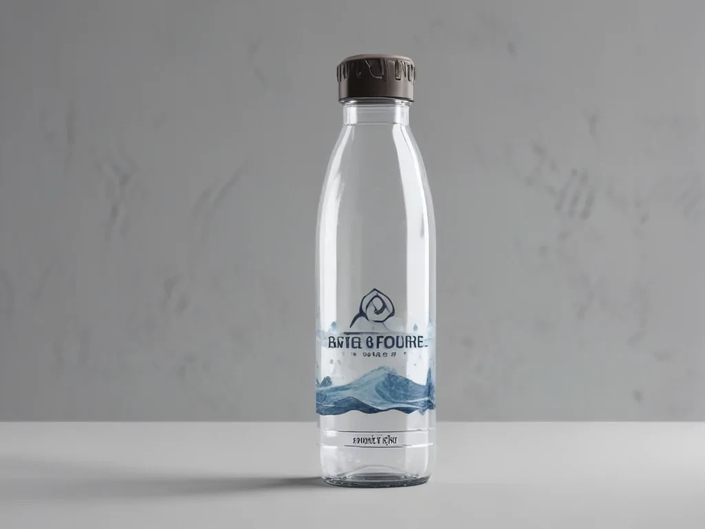 water bottle mockup