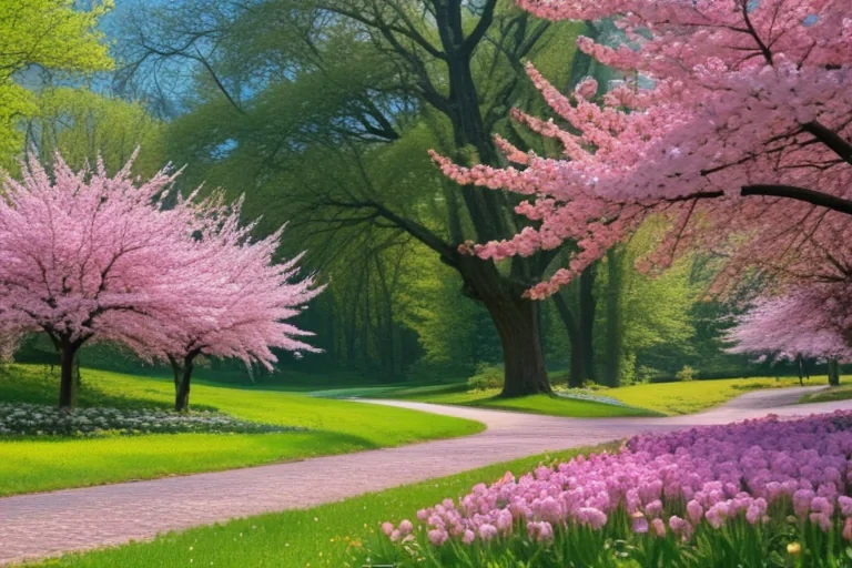 spring aesthetic desktop wallpaper