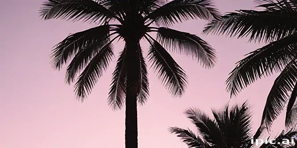 aesthetic palm tree wallpaper