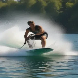 water skiing