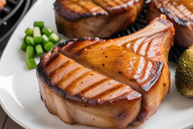 barbeque pork chops in air fryer