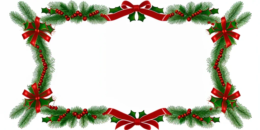 christmas clip art frames