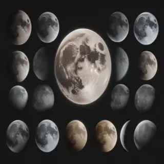 moon phases png