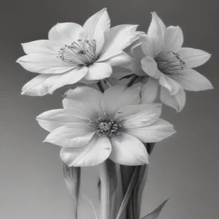 pencil drawing flowers