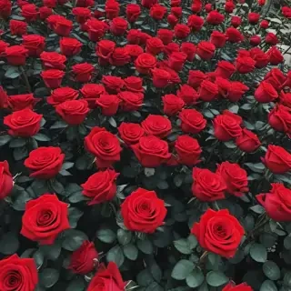 red roses aesthetic