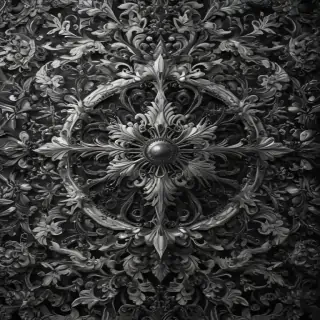 black and white pattern