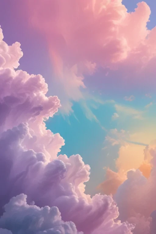 pastel rainbow aesthetic wallpaper