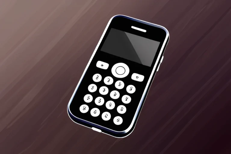 A Classic Mobile Phone Design Showcasing Simple Features and Functionality.