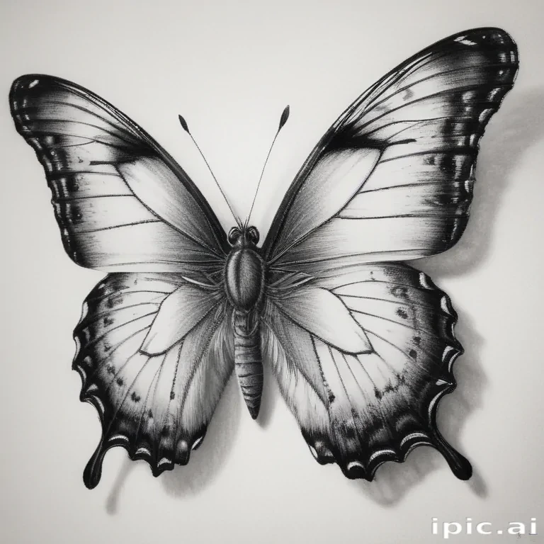 drawing of a butterfly