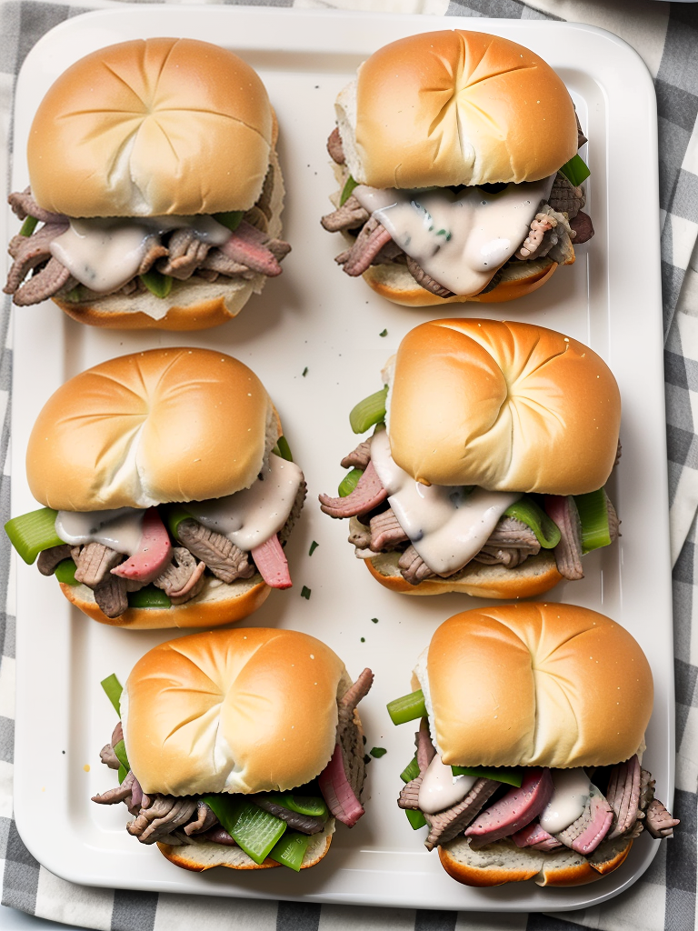 cheesesteak sliders with hawaiian rolls