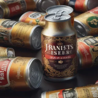 beer can mockup