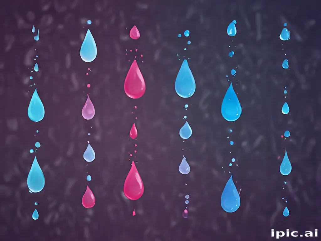 water droplets clipart