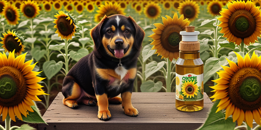 can dogs have sunflower oil