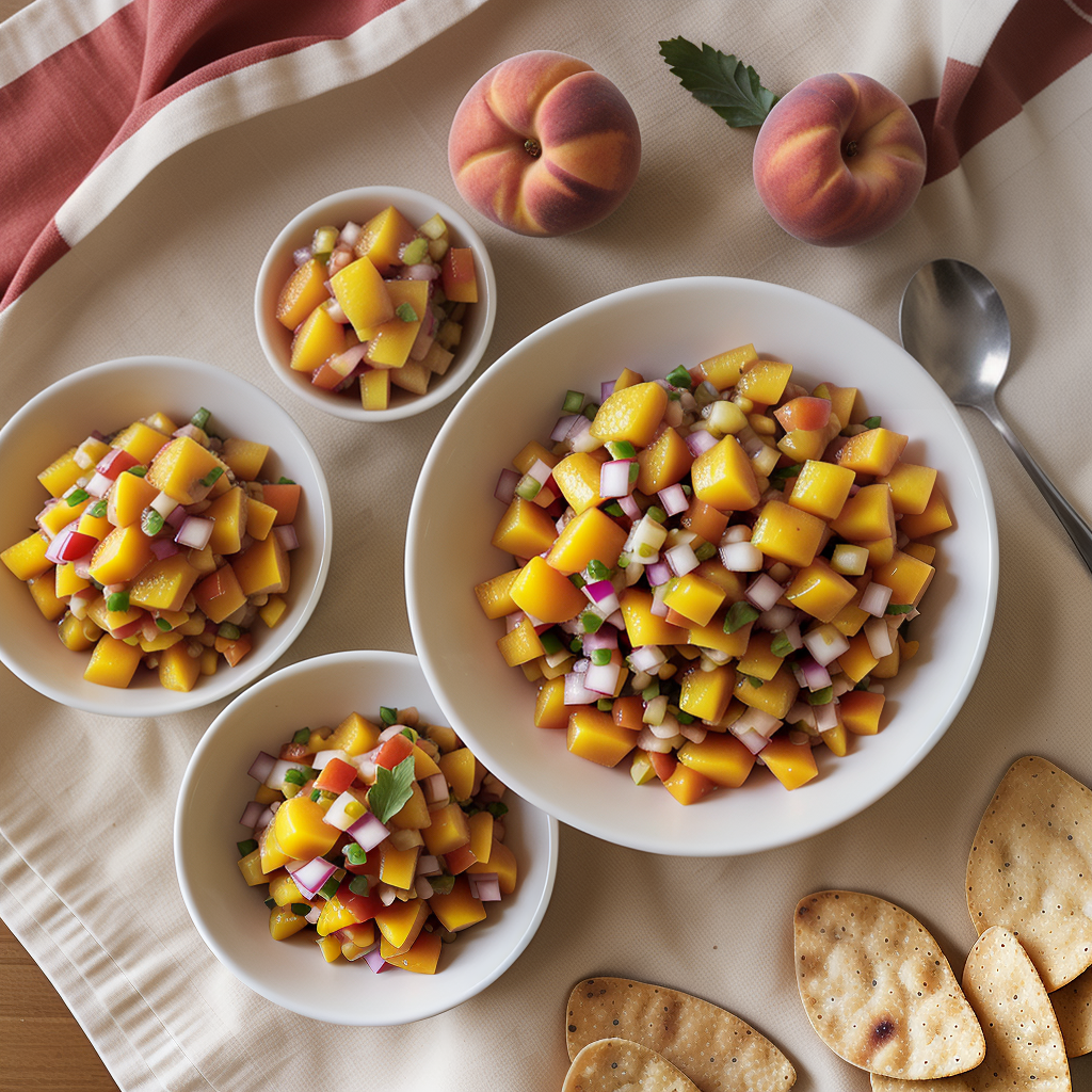 santa barbara peach mango salsa