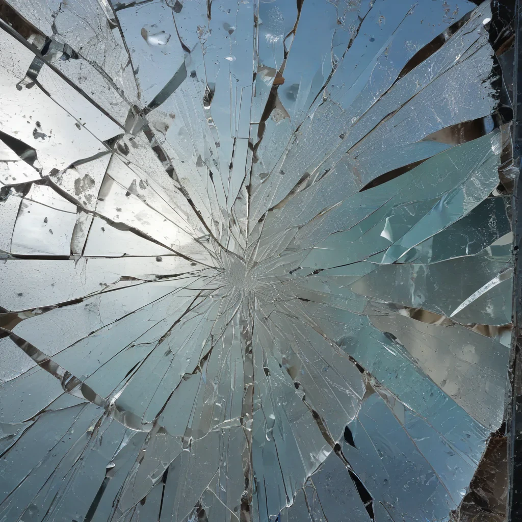broken glass overlay