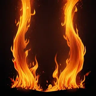 background with fire