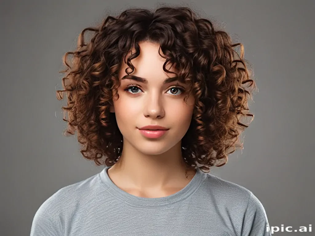 curly hair png