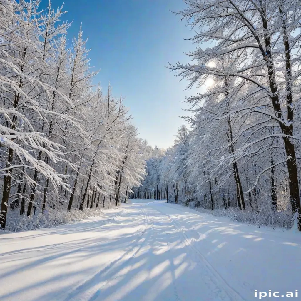 winter zoom background