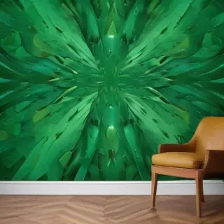 green abstract wallpaper