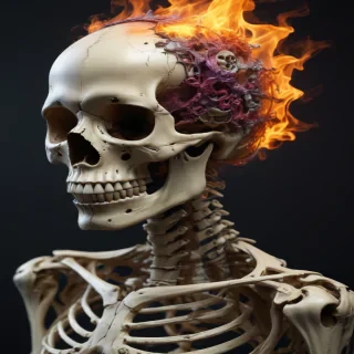 skeleton wallpaper