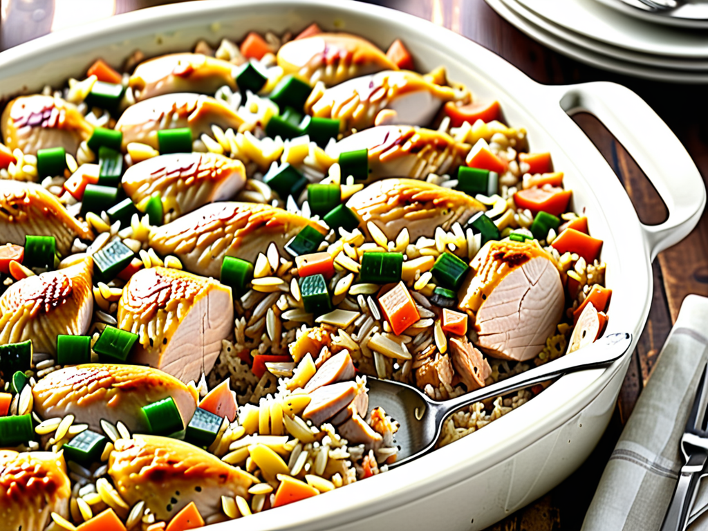 chicken and knorr rice casserole