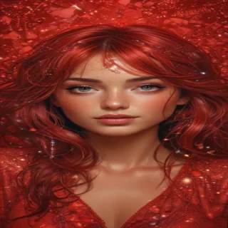 sparkly red background