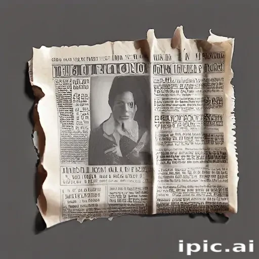 ripped newspaper png