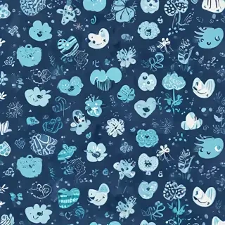 cute backgrounds blue